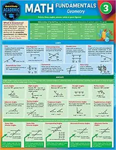 Math Fundamentals 3 - Geometry (QuickStudy Academic)