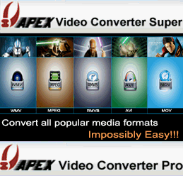 Apex Video Converter Pro 7.27 & Apex Video Converter Super 6.84