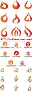 Vectors - Fire Flames Logotypes 6