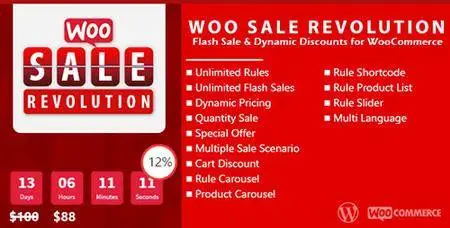 CodeCanyon - Woo Sale Revolution v3.0 - Flash Sale+Dynamic Discounts - 9855119