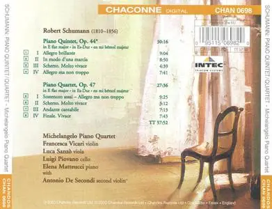 Michelangelo Piano Quartet, Antonio De Secondi - Schumann: Piano Quintet, Op.44, Piano Quartet, Op.47 (2003)