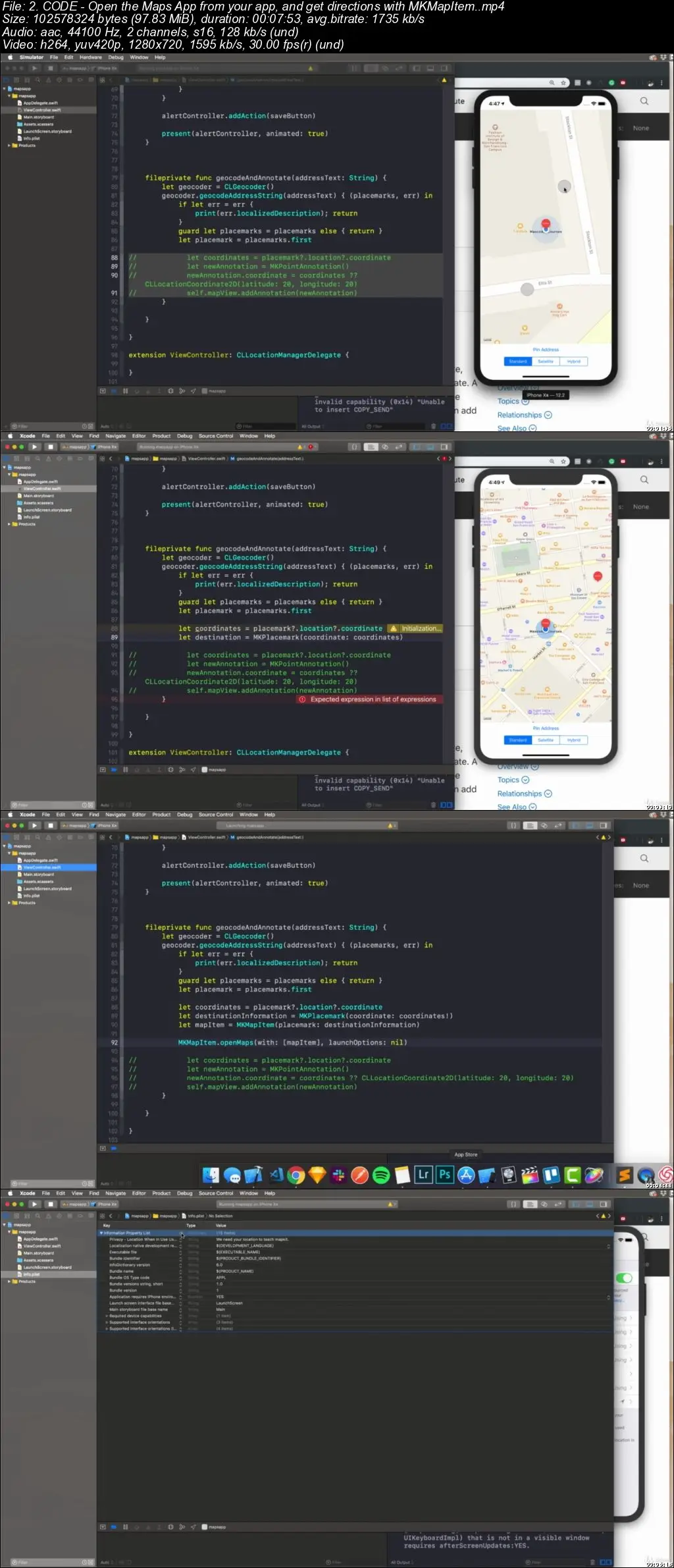 ios gps app xcode tutorial