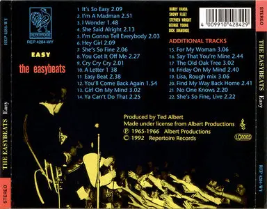 The Easybeats - Easy (1965) Expanded Reissue 1992