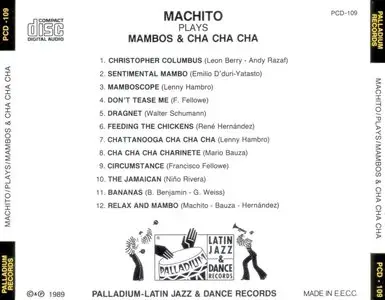 Machito – Plays Mambos & Chachachas (1989)