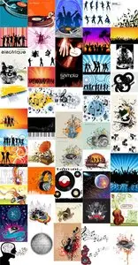 Music and Audio Dance Vector Set