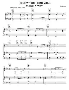I Know The Lord Will Make A Way - Amazing Grace Movie, Smokie Norful (Piano-Vocal-Guitar)