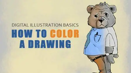 Digital Illustration Basics: How to Color a Drawing in Photoshop
