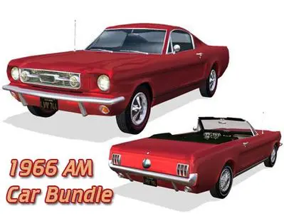 3D Cars Models - 1966 AM Car Bundle