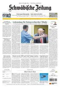 Schwäbische Zeitung Ravensburg - 23. November 2017