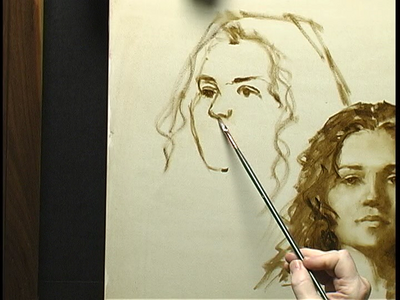 Drawing the Head in Oil, DVD: #9 in the Illuminations! Series by Johnnie Liliedahl