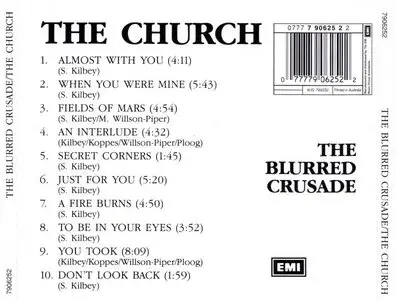The Church - The Blurred Crusade - 1982 (1996)