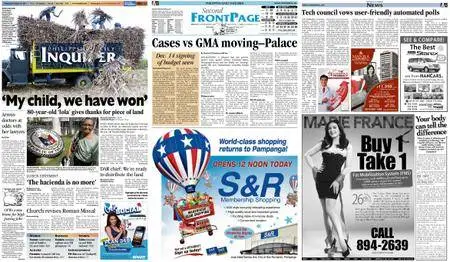 Philippine Daily Inquirer – November 25, 2011