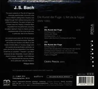 Cédric Pescia - Johann Sebastian Bach: Die Kunst der Fuge (2014)