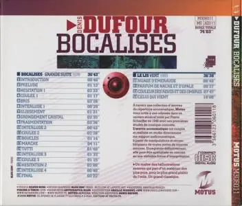 Denis Dufour - Bocalises (2006) {Motus M306011} (INA--GRM)