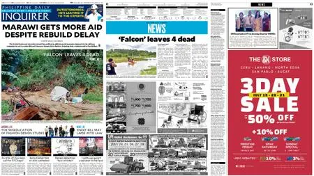 Philippine Daily Inquirer – July 19, 2019