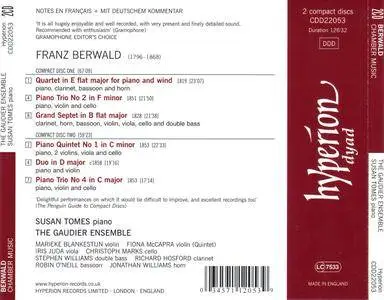 The Gaudier Ensemble, Susan Tomes - Franz Berwald: Chamber Music (2006) 2CDs [Re-Up]