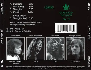 Exponent - Upside Down (1974) [2015, Remastered Reissue]