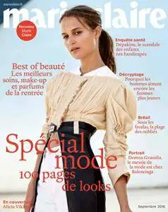 Marie Claire France - Septembre 2016