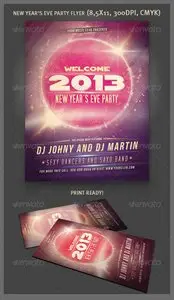 GraphicRiver New Year Party Flyer