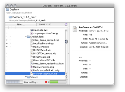 DiffFork v1.1.9.1 Mac OS X