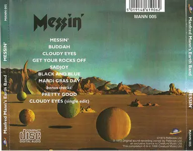 Manfred Mann's Earth Band - Messin' (1973) [1998, Remastered, MANN 005]