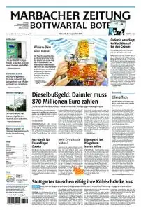 Marbacher Zeitung - 25. September 2019