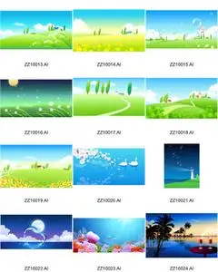 Beautiful vector backgrounds