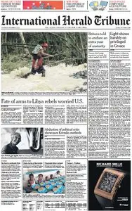International Herald Tribune from Thursday, 06. December 2012
