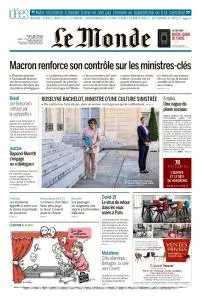 Le Monde du Jeudi 9 Juillet 2020