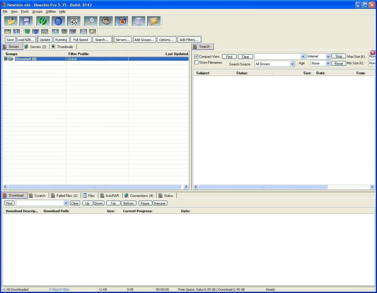 NewsBin Pro 5.50 Build 9337