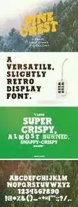 CM - Pine Crest Rustic Serif Font 1505911