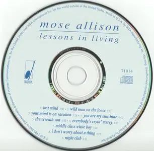 Mose Allison - Lessons In Living (1982) {Discovery Records 71014 rel 1994}