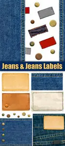 Stock Photo - Jeans Textures & Labels
