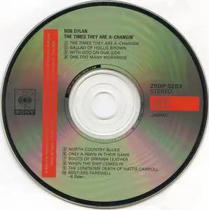 Bob Dylan - The Times They Are A-Changin' (1964) [CBS/Sony 25DP 5283, Japan]