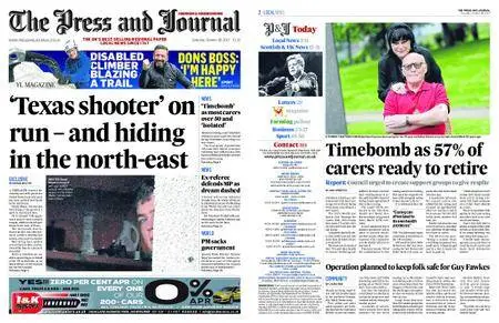 The Press and Journal Aberdeen – October 28, 2017