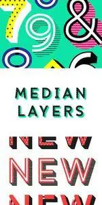 Median Layer - Colorful Type Tools