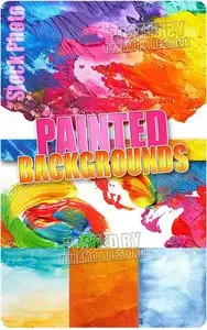 Painted backgrounds - UHQ Stock Photo