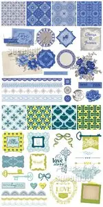 Wedding Design Elements Vector 4