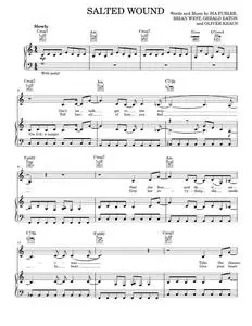 Salted wound - Sia (Piano-Vocal-Guitar)