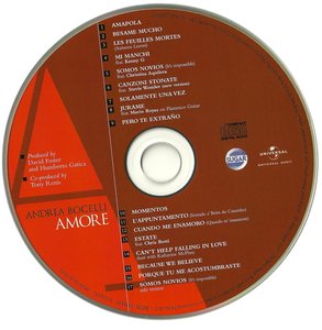 Andrea Bocelli - Amore (2006) [UK Special Edition]