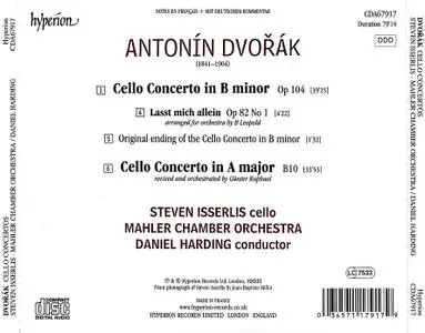 Steven Isserlis, Daniel Harding, Mahler Chamber Orchestra - Antonín Dvořák: Cello Concertos (2013)