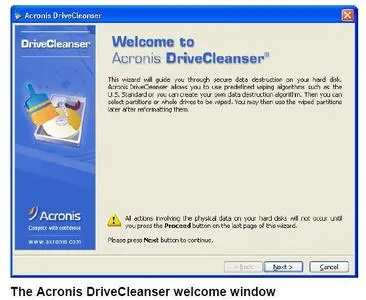 Acronis Drive Cleanser 6.0 Retail Bootable ISO