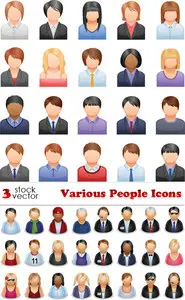 Vectors - Various People Icons