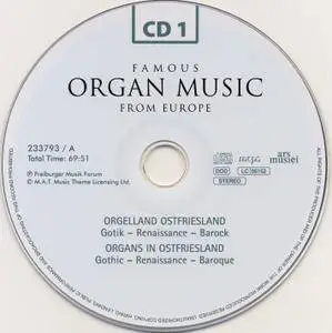 Various Artists - Famous Organ Music from Europe (2013) {10CD Box Set Ars Musici 233793}