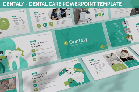 Dentaly - Dental Care Powerpoint Template