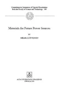 Materials for Future Power Sources by Mikael Ludvigsson