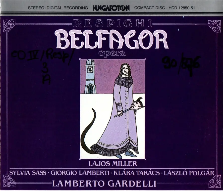 Ottorino Respighi - Belfagor (Opera) - (Sylvia Sass, Giorgio Lamberti, Hungarian State Orchestra - Lamberto Gardelli)