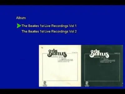 The Beatles - 1st Live Recordings Vol 1 & 2 (1972) [Vinyl Rip 16/44 & mp3-320 + DVD] Re-up