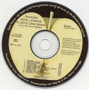 John Lennon - Imagine (EMI 180 Gram Centenary LP) Millennium Remasters (16-bit Vinyl Rip)