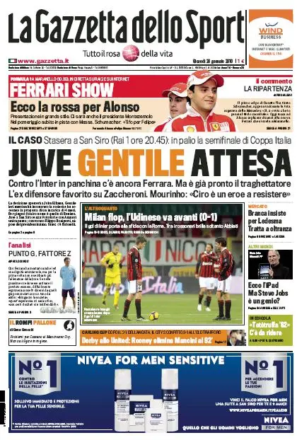 La Gazzetta dello Sport (28-01-10)